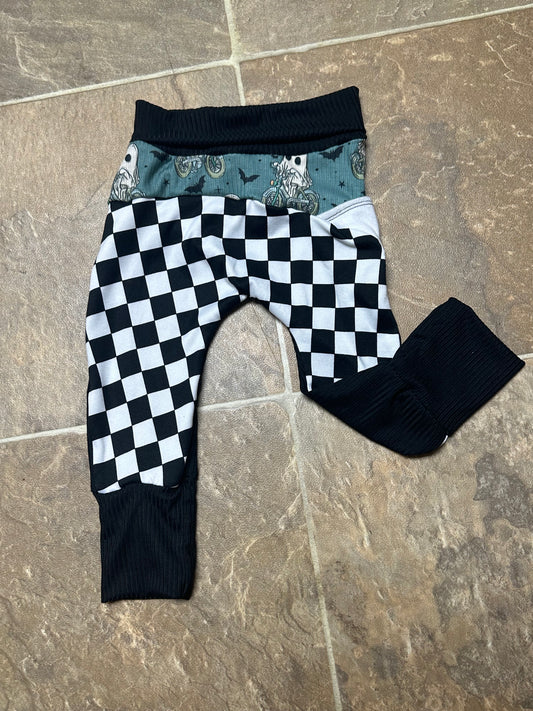 GWM color block pants size 3m -12m